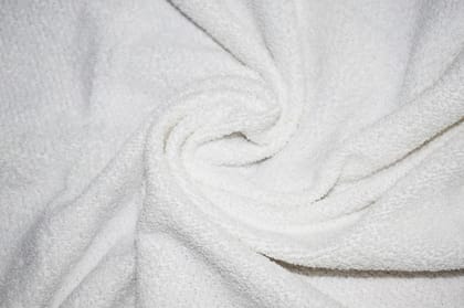 Gethitched Creations 100% Cotton 1 Piece Solid White Towel 400 GSM, Large Size