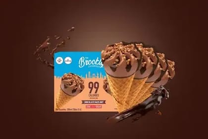 Chocolate Hazelnut Mini Cone Pack of 4