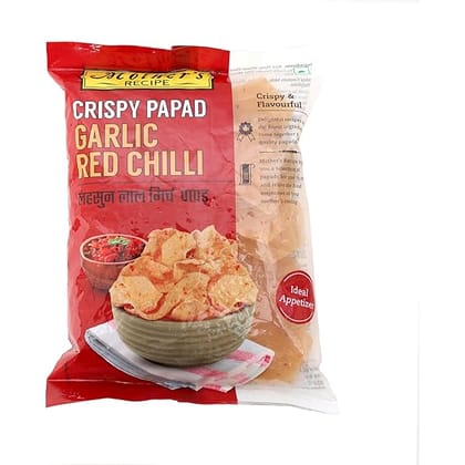 Mothers Garlic Red Chilli Papad 90 Gms