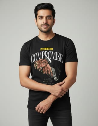 ROUND NECK TSHIRT / HALF SLEEVES D