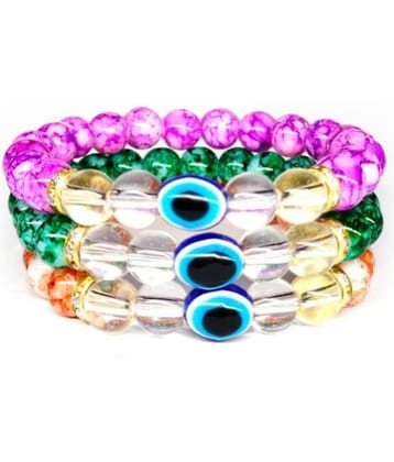 DAIVYA WELLNESS - Multicolor Bracelet ( Pack of 3 )