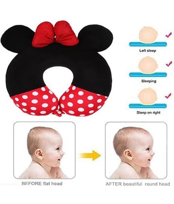 JUZZII Single Black Velvet Kids Fibre Filled Pillow