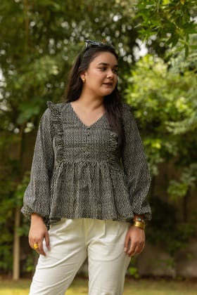 Summer Breeze Black Top-M