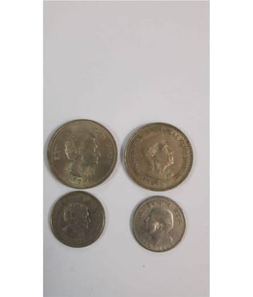 5 Rupi And 50 Paise Indira Nehru Coins - Good Condition - GOOD FOR COLLECTION - GREAT FOR GIFTING