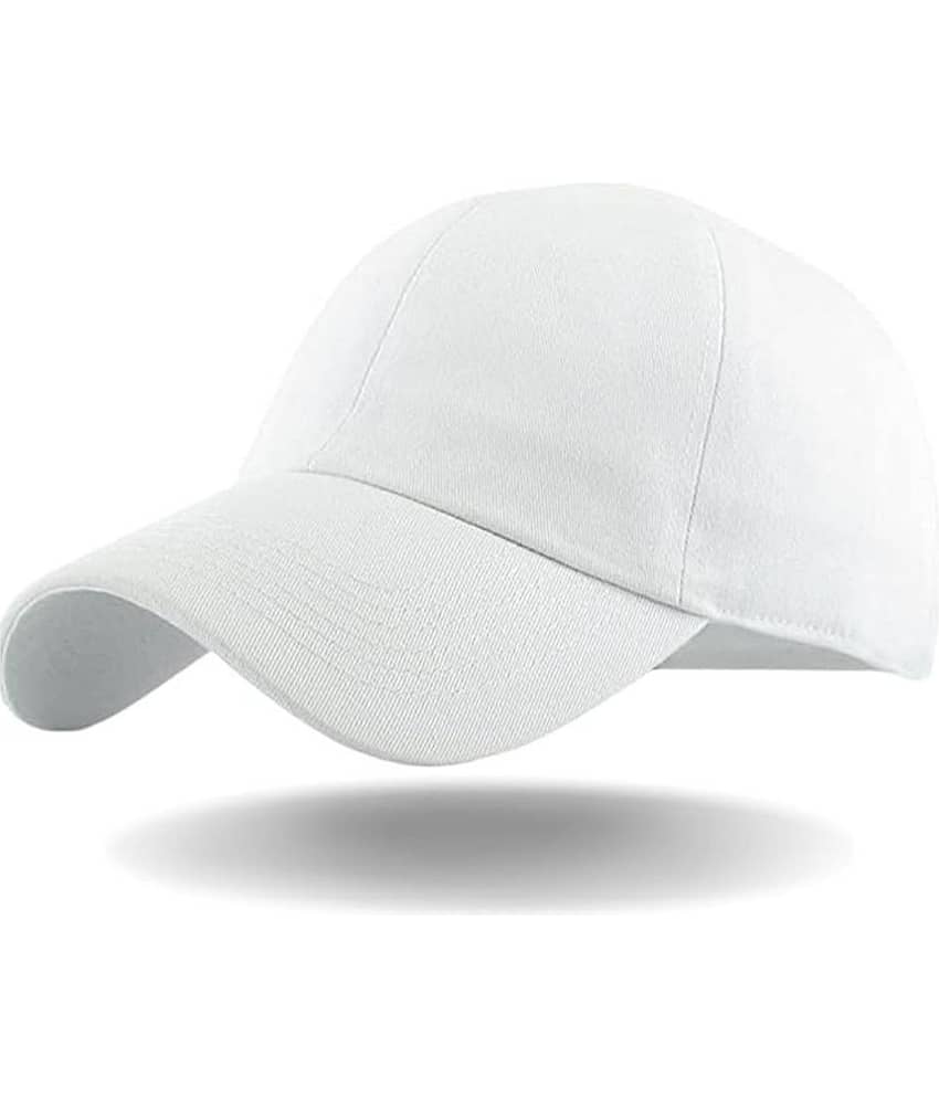 THRIFTKART Black Cotton Blend Men's Cap ( Pack of 1 )