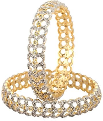 Youbella White Alloy Bangle