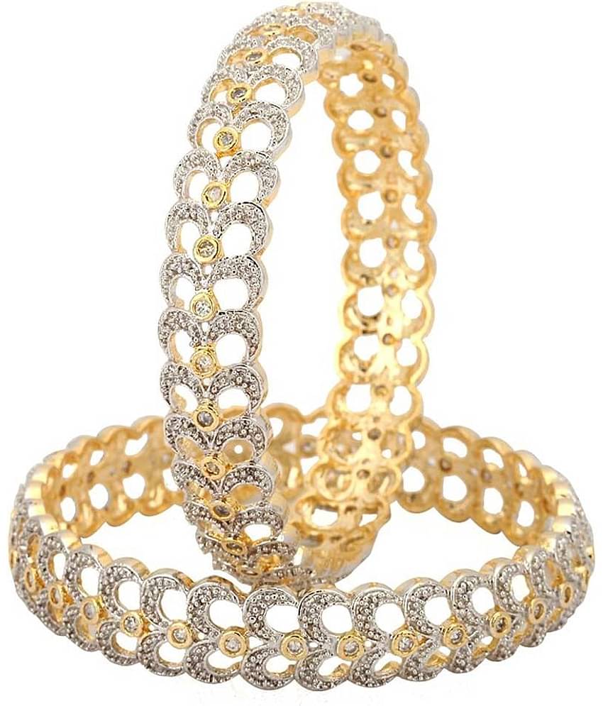 Youbella White Alloy Bangle