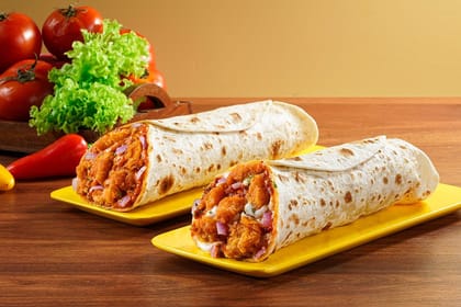 Chipotle Chicken Popcorn Burger Wrap & Chilli Chicken Strips Burger Wrap Chipotle Chicken Popcorn Burger Wrap & Chilli Chicken Strips Burger Wrap