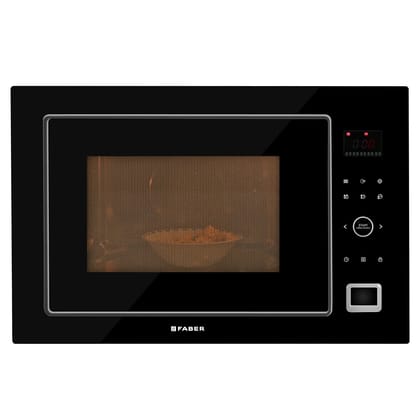 Faber 32L Microwave Oven | Grill,Convection, Defrost | 10 Auto Menus | Speedy & Multi-Stage & Combination Cooking| Child Lock| Electric Control| Digital Timer | Energy Efficient | FBI MWO 32L GLB BK Faber 32L Microwave Oven | Grill,Convection, Defrost | 