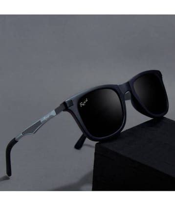 RESIST EYEWEAR Black Rectangular Sunglasses ( Pack of 1 )