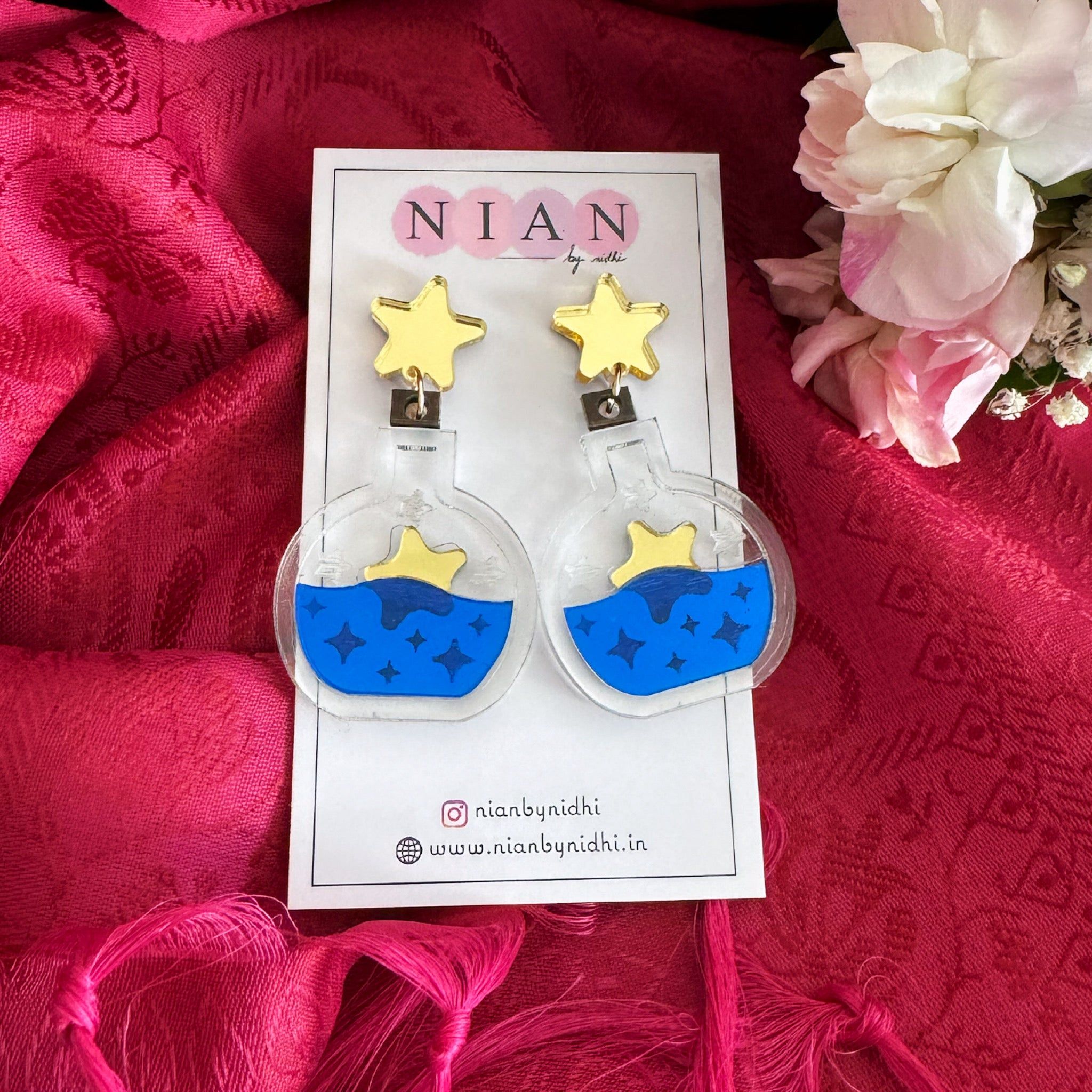 Bottled Star Earrings