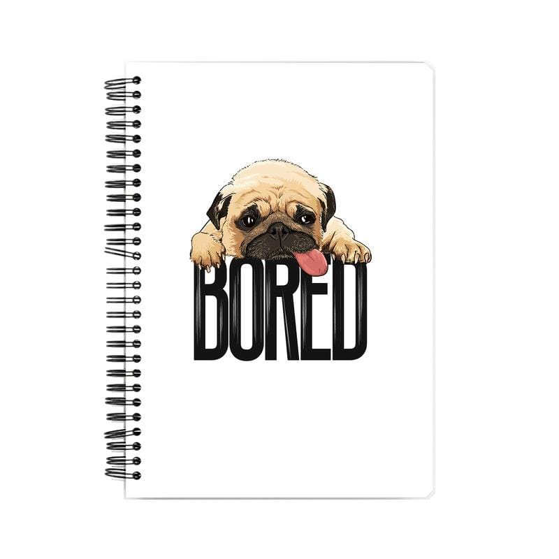 Bored Pug Baby Notebook