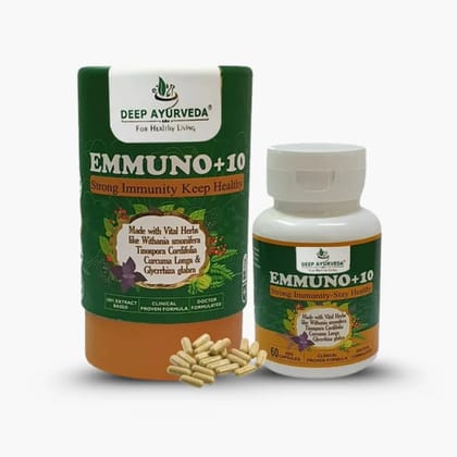 Emmuno+10 Improves Immunity, Energy and Helps in Cough and Cold