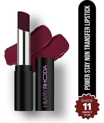 Hilary Rhoda Brown Matte Long Lasting Creme Lipstick ( Pack of 1 )