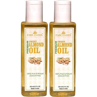 PARK DANIEL Premium Sweet Almond Oil Combo pack of 2 No.100 ml Bottles(200 ml) (200 ml)