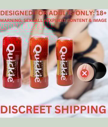 QUICKIE Masturbation Sleeve Real Feel pussy Toy For Men Male Stroker Mini Cup Masturbator Sex Toy For Men BY SEX TANTRA