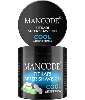 Mancode Fitkari After Shave Gel Cool for Men , Post Shave Gel , Alcohol Free After Shave ,100 gm (Pack of 1)