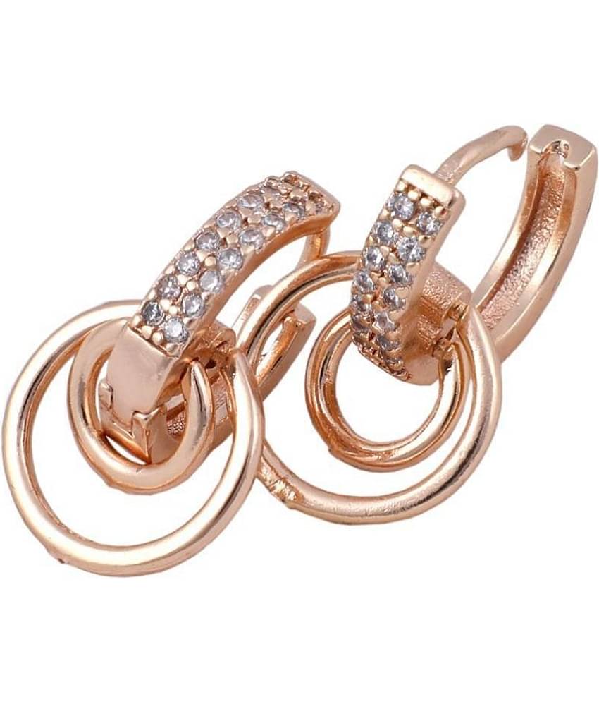 SHANKHRAJ MALL ROSE GOLD PLATED AD EARING FOR WOMEN OR GIRL