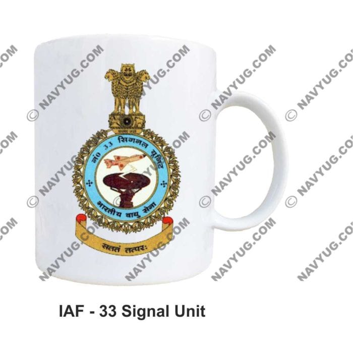 ArmyNavyAir IAF 33 Signal Unit Mug (350ml) | Premium Ceramic | Gift & Daily Use