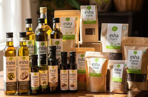 Esha Organic Food And Oils Products