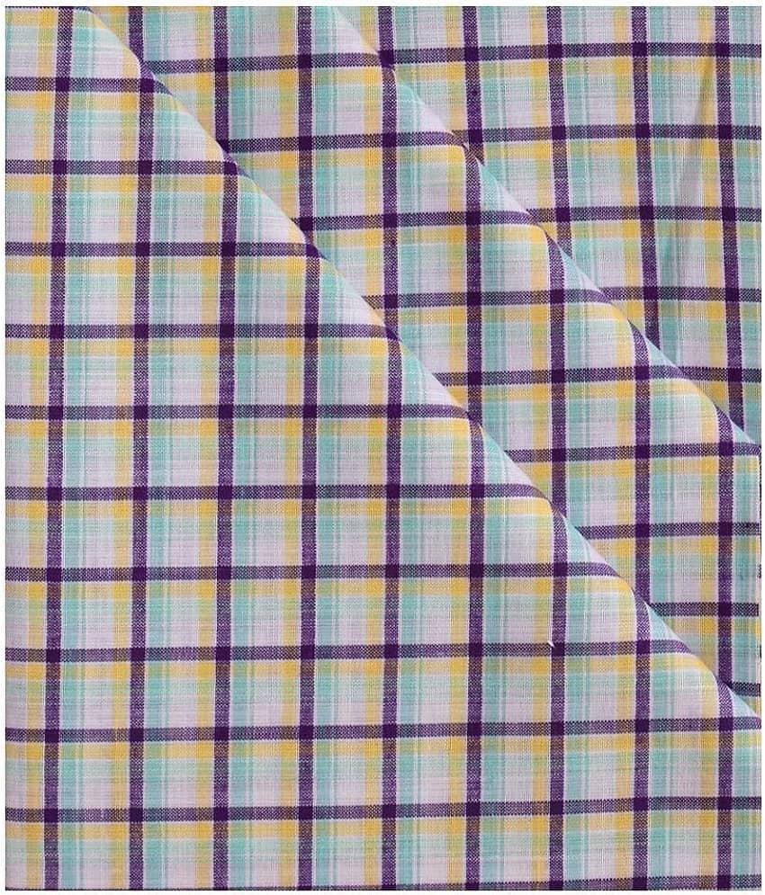 British Terminal Multi Cotton Blend Unstitched Shirt pc