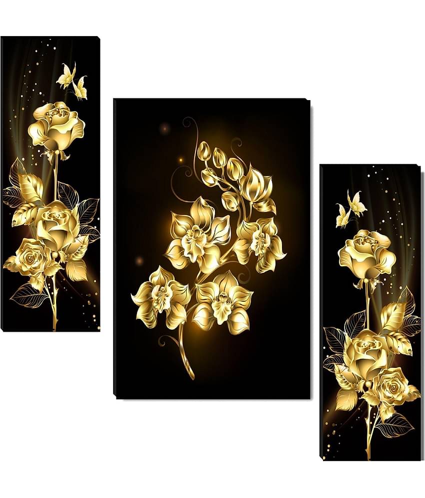 SNDArt - Flower Pots Wall Painting For Living Room Gift Items 12 x18 inch