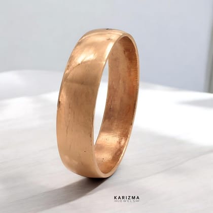 Heavy Jointless Copper Bangle bejod tamba ka kada for astrology-Dia 5.4 CM (Circ 6.67 Inch) / 200 Grams