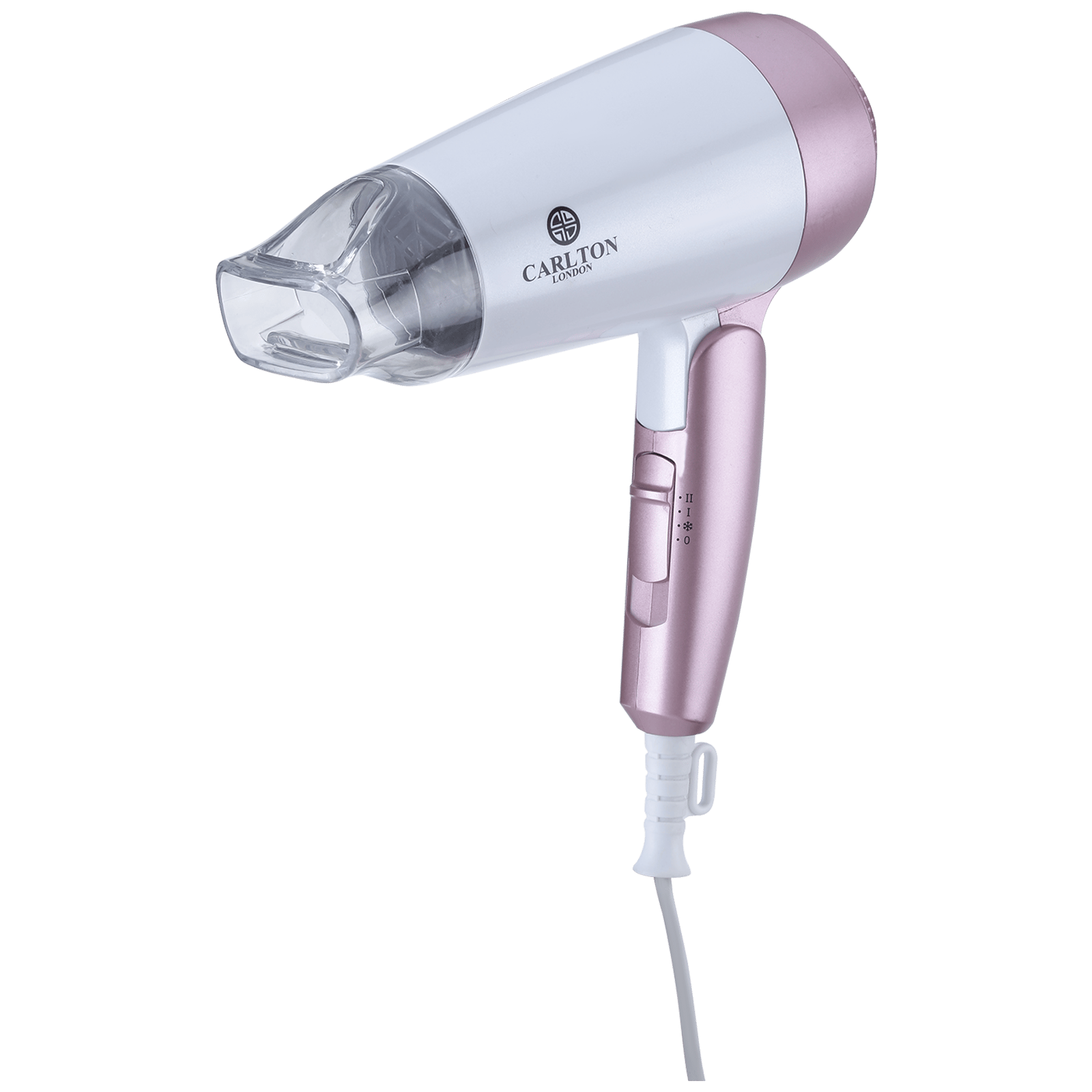 Carlton London Hair Dryer with 2 Heat Settings & Cool Shot (Overheat Protection, White)*(Refurbished product)