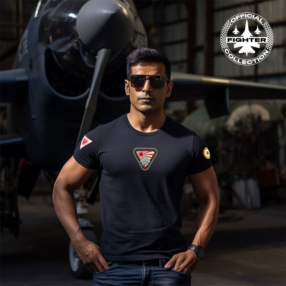 Fighter: Navy Air Dragons Regular Fit T-Shirt: Rocky Edition-S