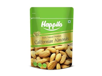 Happilo Natural Popular Californian Almonds High in Fiber & Boost Immunity Dry Fruits Almonds  500 g