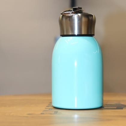 300 ml Mini Steel Vacuum Insulated Water Bottle Portable Leakproof Thermal Flask for Hot & Cold Drinks, Stainless Steel Travel Mug for Kids, School, Office, Coffee, Milk, Tea