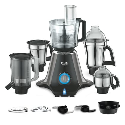 Preethi Zodiac MG-218 mixer grinder, 750 watt, Black/Light Grey, 5 jars - 3 In 1 insta fresh juicer Jar & Master chef food processor Jar, Vega W5 motor with 5yr Warranty & Lifelong Free Service Preethi Zodiac MG-218 mixer grinder, 750 watt, Black/Light G Preethi Zodiac MG-218 mixer grinder, 750 watt, Black/Light Grey, 5 jars - 3 In 1 insta fresh juicer Jar & Master chef food processor Jar, Vega W5 motor with 5yr Warranty & Lifelong Free Service Preethi Zodiac MG-218 mixer grinder, 750 watt, Black/Light G