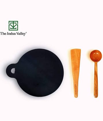 The Indus Valley Flip +Stirrer Spoon + Iron Tawa