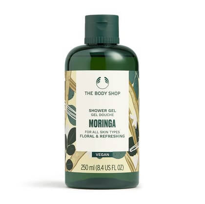 The Body Shop Moringa Shower Gel, 250 ML - All Skin Types | Cleanse & Refresh | Vegan The Body Shop Moringa Shower Gel, 250 ML - All Skin Types | Cleanse & Refresh | Vegan - Others / 250 ml (Pack of 1)