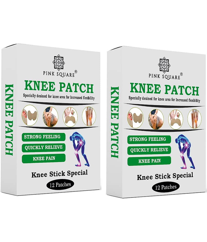 pink square Pain Relief Patch ( Pack Of 2 )