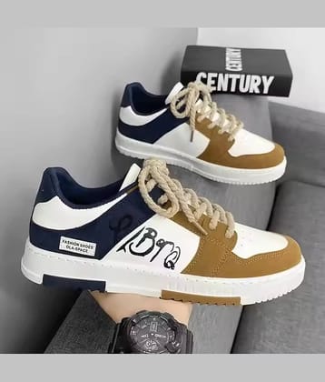 Akiko GRAFFITI EDGE Orange Men's Sneakers