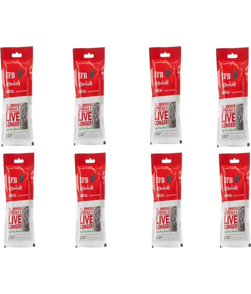 IFB  DESCALING POWDER - Stain Remover Powder For All Fabrics ( Pack of 8 )