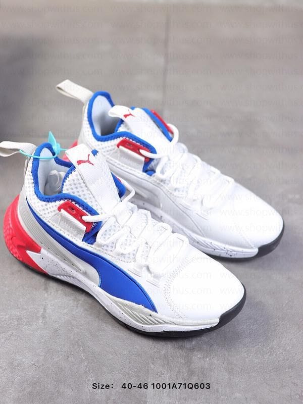 PumaBasketball Uproar Palace Guard - White/Red/Blue-Euro 41