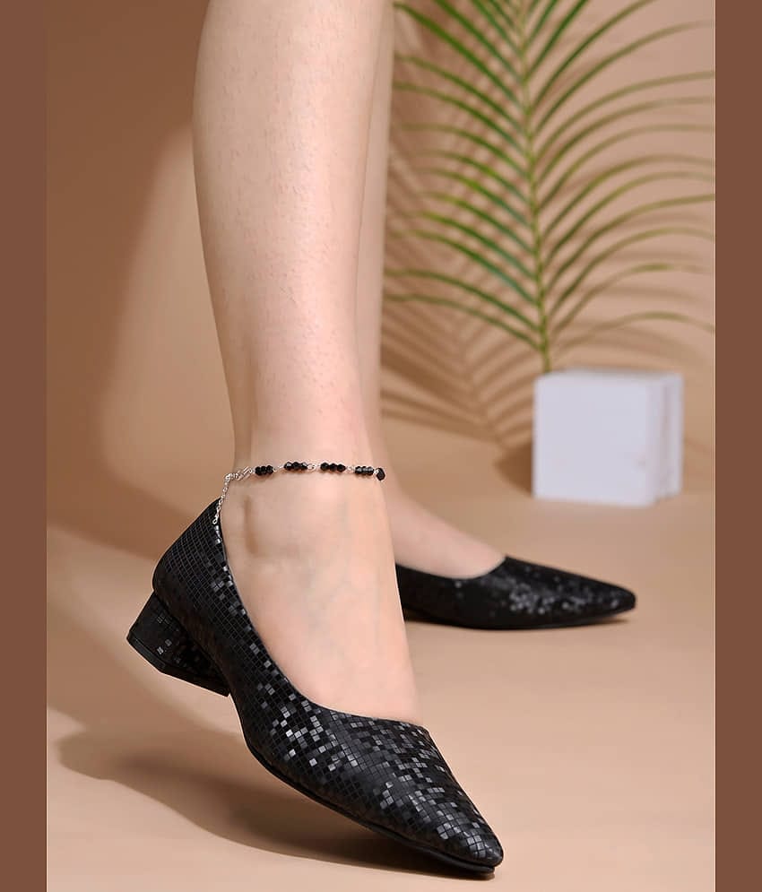 Stylestry Black Women's Pumps Heels