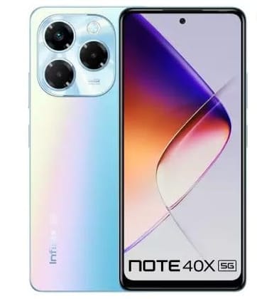 Infinix Note 40X 5G Smart Phone X6838 - Palm Blue (8GB, ROM 256GB), 17.22 cm (6.78 inch) Full HD+ Display