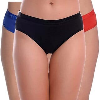 Supermood Pack Of 3 Women Bikini Multicolor Panty