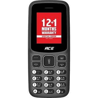 Itel Ace 2 (Dual Sim ,1.8 Inch Display, 1000 mAh Battery, Black)