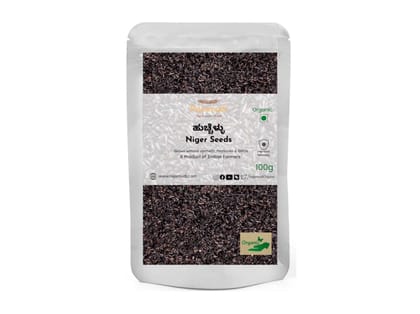 Rajmudi Organics Niger Seeds - 100 Gram
