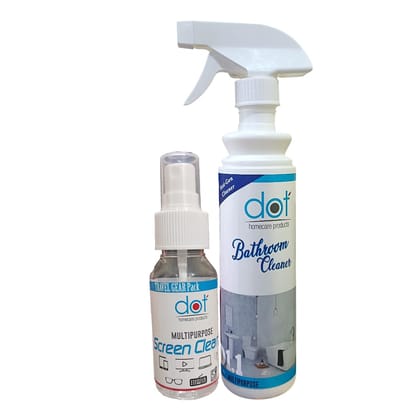 DOT Tough Lime Scale Hard Water Stain Remover 250ml, Spray and Scrub Cleaner for Bathroom, Taps, Faucet, Basins, Showers & Floor Tiles Cleaner, Stainless Steel Sink-NO BLACK MARKS ON KITCHEN SINK