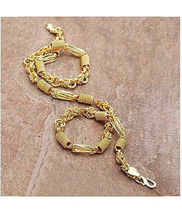 FASHION FRILL Gold Plated Brass Chain ( Pack of 1 )