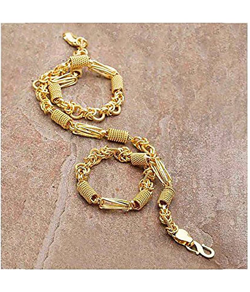 FASHION FRILL Gold Plated Brass Chain ( Pack of 1 )