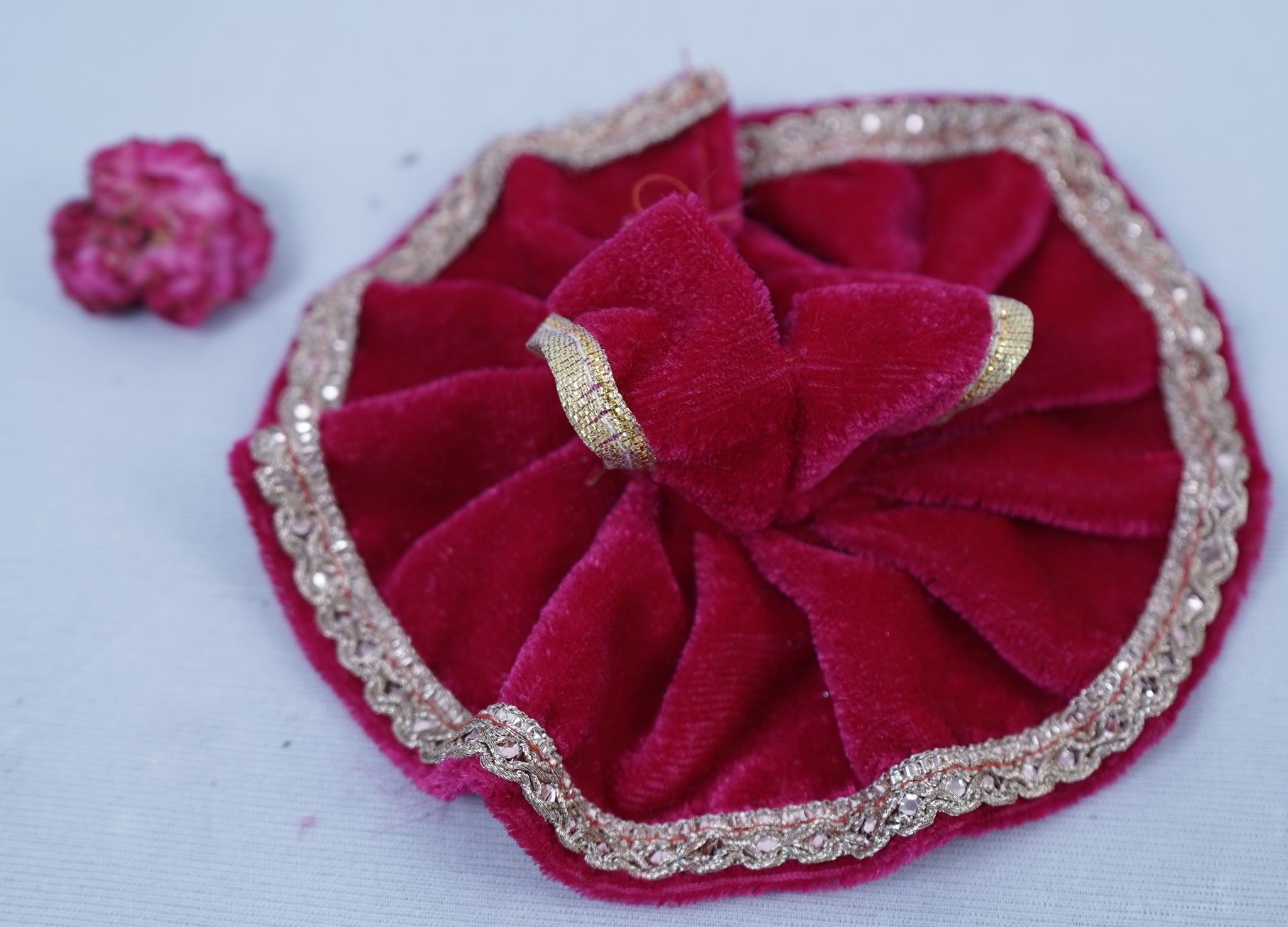 Handcrafted Velvet Laddo Gopal Dress