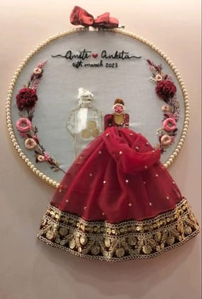 Personalized Embroidery Wedding Gift