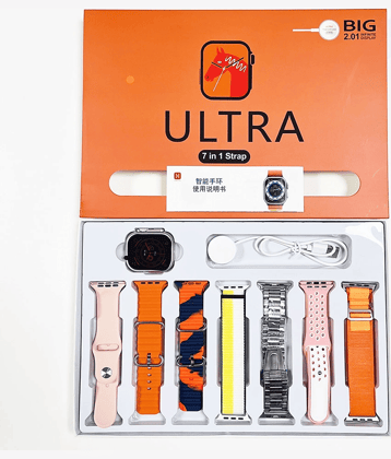 VENKAT ZONE AMOLED BT Calling Upto 1-2 days Smart Watch Orange