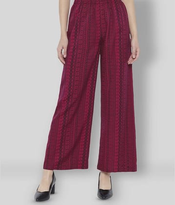 ALL WAYS YOU - Multi Color Polyester Straight Women's Palazzos ( Pack of 1 )